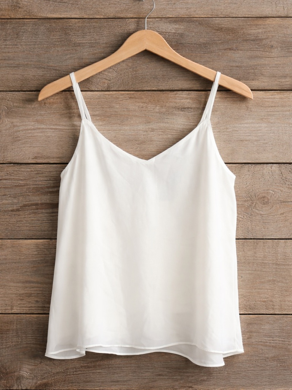 torrid White Double-Layer V-Neck Camisole